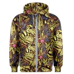 Lilies Abstract Flowers Nature Men s Zipper Hoodie by Pakrebo