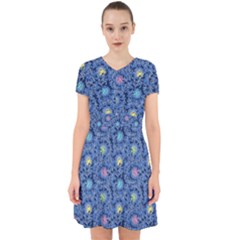 Floral Design Asia Seamless Pattern Adorable In Chiffon Dress by Pakrebo