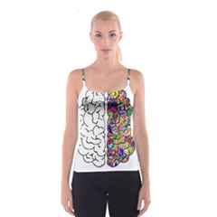 Brain Mind A I Ai Anatomy Spaghetti Strap Top by Pakrebo