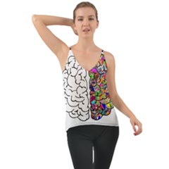 Brain Mind A I Ai Anatomy Chiffon Cami by Pakrebo