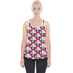 Trump Retro Face Pattern Maga Red Us Patriot Piece Up Tank Top by snek