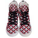 Trump Retro Face Pattern MAGA Red US Patriot Men s Hi-Top Skate Sneakers View1