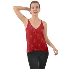 A-ok Perfect Handsign Maga Pro-trump Patriot On Maga Red Background Chiffon Cami by snek