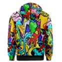 Graffiti abstract with colorful tubes and biology artery theme Men s Pullover Hoodie View2