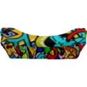 Graffiti abstract with colorful tubes and biology artery theme Car Seat Velour Cushion  View3