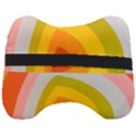 Retro Graffiti Art Nouveau Head Support Cushion View2