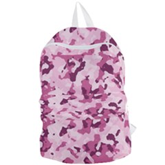 Standard Violet Pink Camouflage Army Military Girl Foldable Lightweight Backpack by snek