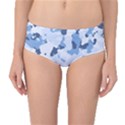 Standard light blue Camouflage Army Military Mid-Waist Bikini Bottoms View1