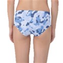 Standard light blue Camouflage Army Military Mid-Waist Bikini Bottoms View2