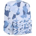 Standard light blue Camouflage Army Military Giant Full Print Backpack View3