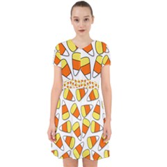 Candy Corn Halloween Candy Candies Adorable In Chiffon Dress by Pakrebo