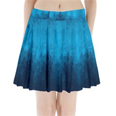 Deep Ocean Pleated Mini Skirt by LoolyElzayat