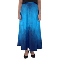 Deep Ocean Flared Maxi Skirt by LoolyElzayat