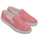 Background Polka Dots Pink Men s Canvas Slip Ons View3