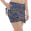 Decorative Ornamental Abstract Wave Tennis Skirt View3