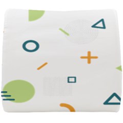 Geometry Triangle Line Seat Cushion by Mariart