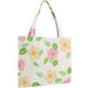 Flowers Leaf Stripe Pattern Mini Tote Bag View2