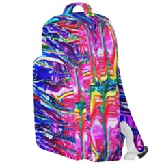 Paint Splatter - Rainbow Double Compartment Backpack by WensdaiAmbrose