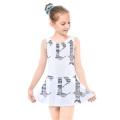 Taylor Swift Kids  Skater Dress Swimsuit by taylorswift