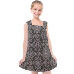 Line Geometry Kids  Cross Back Dress by Mariart