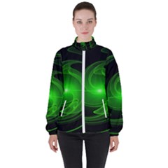 Lines Rays Background Light High Neck Windbreaker (women) by Mariart