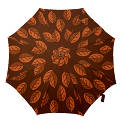 Pattern Leaf Plant Hook Handle Umbrellas (small) by Mariart