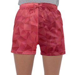 Triangle Background Abstract Sleepwear Shorts by Mariart