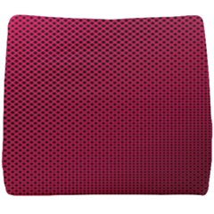 Red Black Pattern Background Seat Cushion by Mariart