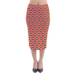 Ml 5-9 Velvet Midi Pencil Skirt by ArtworkByPatrick