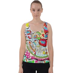 Supersonic Pyramid Protector Angels Velvet Tank Top by chellerayartisans