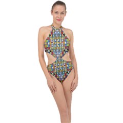 Ml-65 Halter Side Cut Swimsuit by ArtworkByPatrick