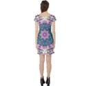 Mandala Pattern Abstract Short Sleeve Skater Dress View2