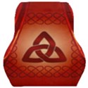 The Celtic Knot In Red Colors Car Seat Back Cushion  View1