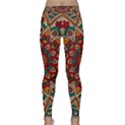 Mandala - Red & Teal. Classic Yoga Leggings View1