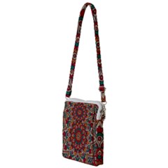 Mandala - Red & Teal Multi Function Travel Bag by WensdaiAmbrose