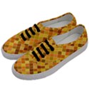 Square Pattern Diagonal Men s Classic Low Top Sneakers View2