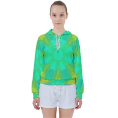 Kaleidoscope Background Women s Tie Up Sweat by Mariart