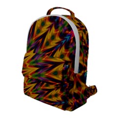 Background Abstract Texture Chevron Flap Pocket Backpack (large) by Mariart