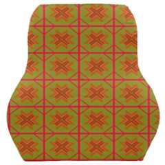 Western Pattern Backdrop Car Seat Back Cushion  by Mariart