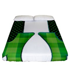 Saint Patrick S Day March Fitted Sheet (queen Size) by Mariart