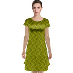 Autumn Leaves Pattern Cap Sleeve Nightdress by LoolyElzayat