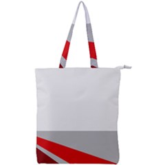 Lift Off Double Zip Up Tote Bag by WensdaiAmbrose