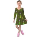 Zappwaits Kids  Long Sleeve Velvet Dress View1