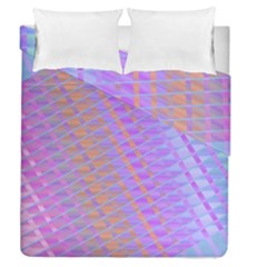 Diagonal Line Design Art Duvet Cover Double Side (queen Size) by LoolyElzayat