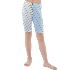 Diagonal Seamless Line Design Kids  Mid Length Swim Shorts by LoolyElzayat