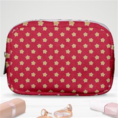 Red Hot Polka Dots Make Up Pouch (small) by WensdaiAmbrose