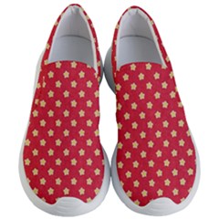 Red Hot Polka Dots Women s Lightweight Slip Ons by WensdaiAmbrose