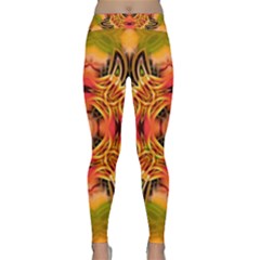 Fractals Graphic Fantasy Colorful Classic Yoga Leggings by Pakrebo