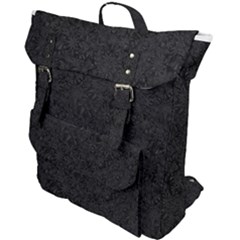 Back To Black Buckle Up Backpack by WensdaiAmbrose