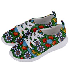 Mandala Background Colorful Pattern Women s Lightweight Sports Shoes by Pakrebo